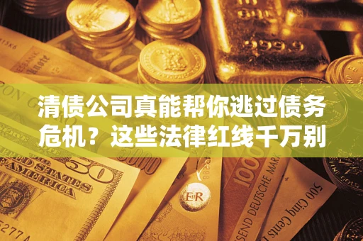 济南清债公司真能帮你逃过债务危机？这些法律红线千万别踩