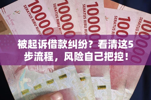 济南被起诉借款纠纷？看清这5步流程，风险自己把控！