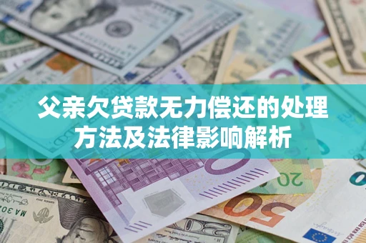 济南父亲欠贷款无力偿还的处理方法及法律影响解析